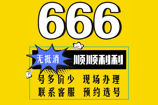 菏澤尾號666吉祥號