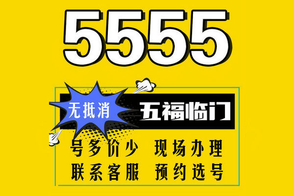 成武尾號5555吉祥號