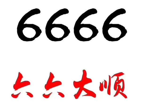 單縣尾號(hào)6666吉祥號(hào)